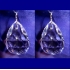FSH004 Feng Shui Faceted Crystal Tear Drop Sun Catcher 50mm + Hanging Kit PAIR