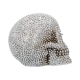 GTH002 Nemesis Now Silver Damien Hirst Type Jewelled Skull: Priceless Grin 16cm