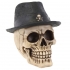 GTH098 Nemesis Now Heisenberg 'Breaking Bad' Skull Fedora Gothic Money Box