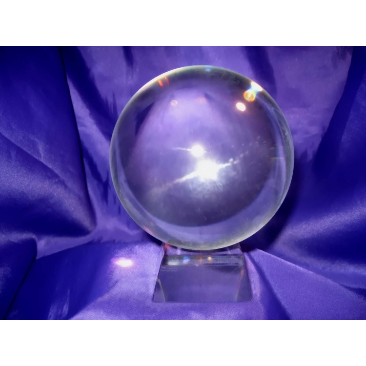 PAG010 Feng Shui Wiccan Pagan Scrying Crystal Ball: 150mm diameter