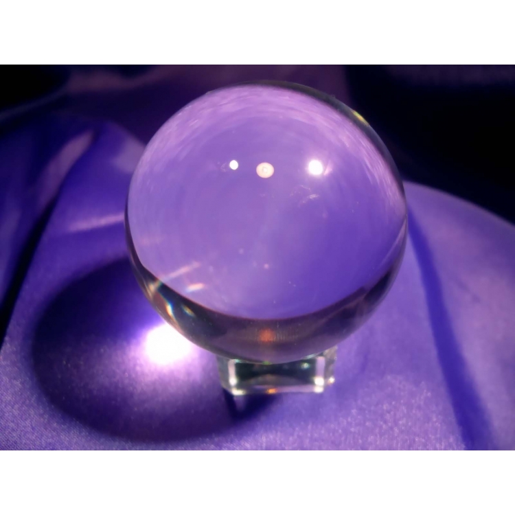 PAG005 Feng Shui Wiccan Pagan Scrying Crystal Ball: 60mm diameter