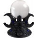 PAG013 Nemesis Now Wiccan Crystal Ball Stand/Holder Triple Moon 14.5cm