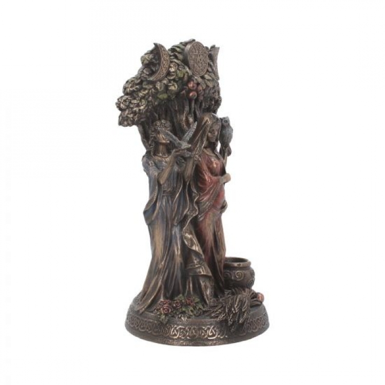 PAG051 Nemesis Now Bronze Figurine Triple Moon Figurine: Maiden, Mother, Crone 27cm