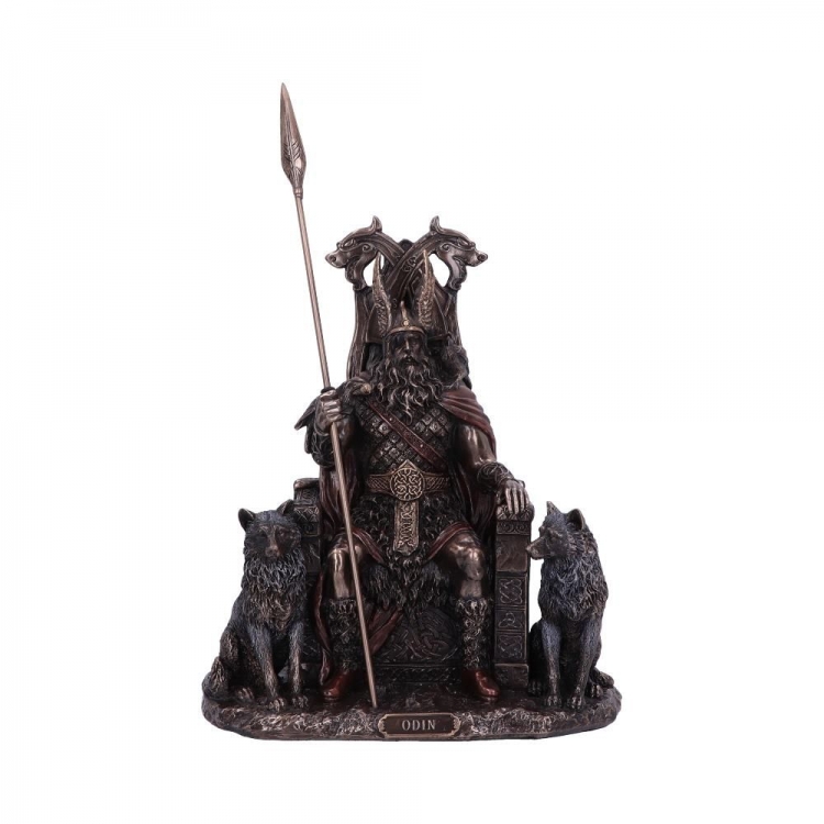 PAG058 Nemesis Now Bronze Figurine Odin - All Father Art Statue 22cm