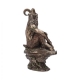 PAG054 Nemesis Now Bronze Figurine Pan with Flutes Art Statue 30.5 cm