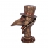 GTH253 Nemesis Now Steampunk Copper Dr Beaky Plague Doctor Figurine Bust 23cm
