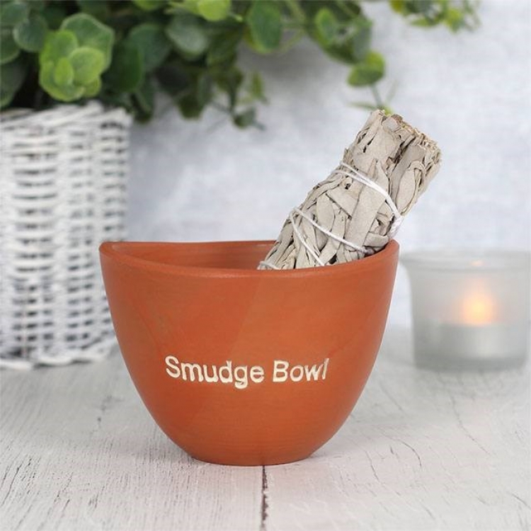 INS064 Smudge Bowl Natural Terracotta Small 10cm