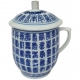 GSH269 Feng Shui Chinese Porcelain Mug: 100 Shou Character 