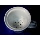 FSH250A Feng Shui Porcelain Mug with Infuser: Terracotta Soldiers Blue Rim